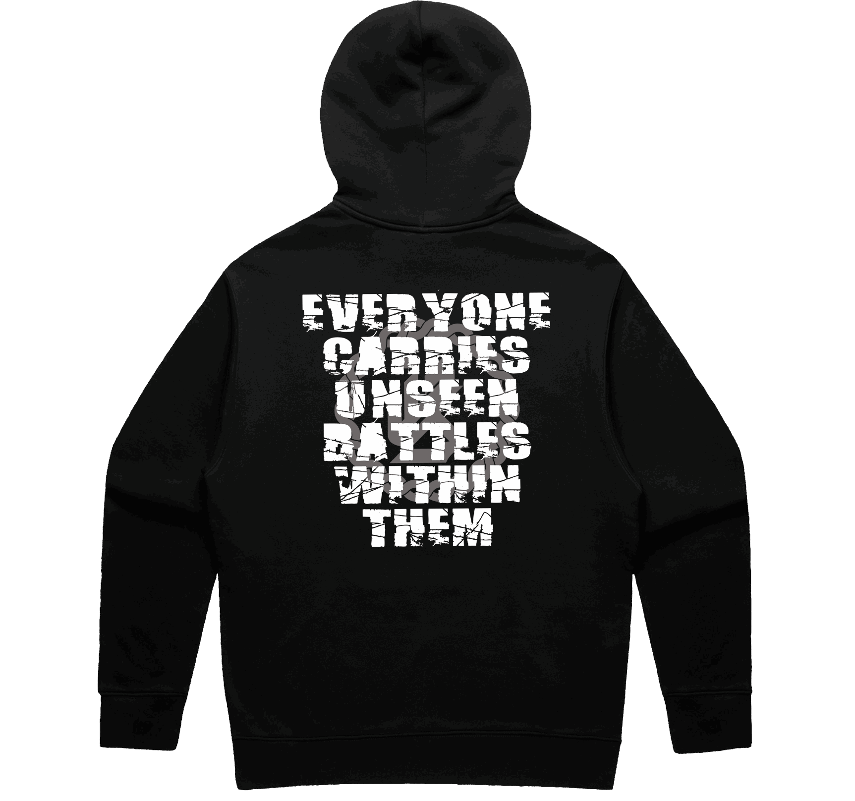 UNSEEN BATTLE RELAX HOOD - BLACK